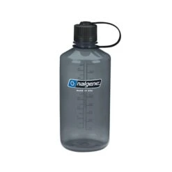Nalgene 1L Narrow Mouth Sustain Water Bottle - Made From 50% Plastic Waste -Outdoor Camping k427355cd646c520f5d114fecaeb3b251