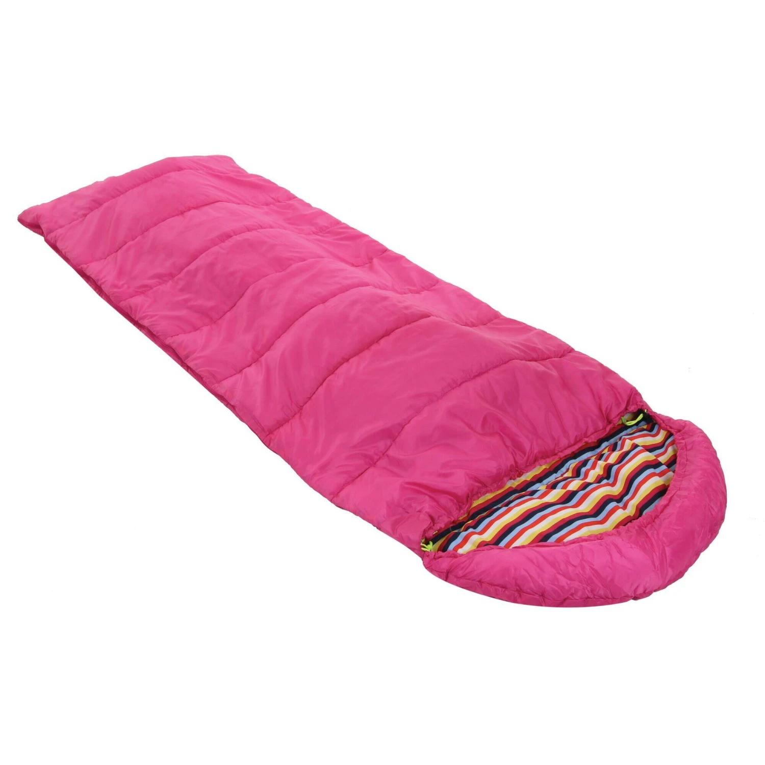 Regatta Hana 200 Polyester Mummy Sleeping Bag (Duchess Pink Stripe) 1 Regatta Hana 200 Polyester Mummy Sleeping Bag (Duchess Pink Stripe)