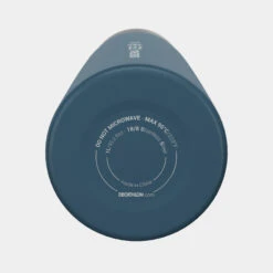 Quechua Stainless Steel Insulated Hiking Bottle 1 L Blue -Outdoor Camping k72ac46ea3e65502cbb66063bf1008851