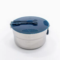 Quechua Hiker's Camping Stainless Steel Cooking Set MH100 4 Person (2.6 L) -Outdoor Camping k73fcf6f46345e0083dd43cbea33b70e4