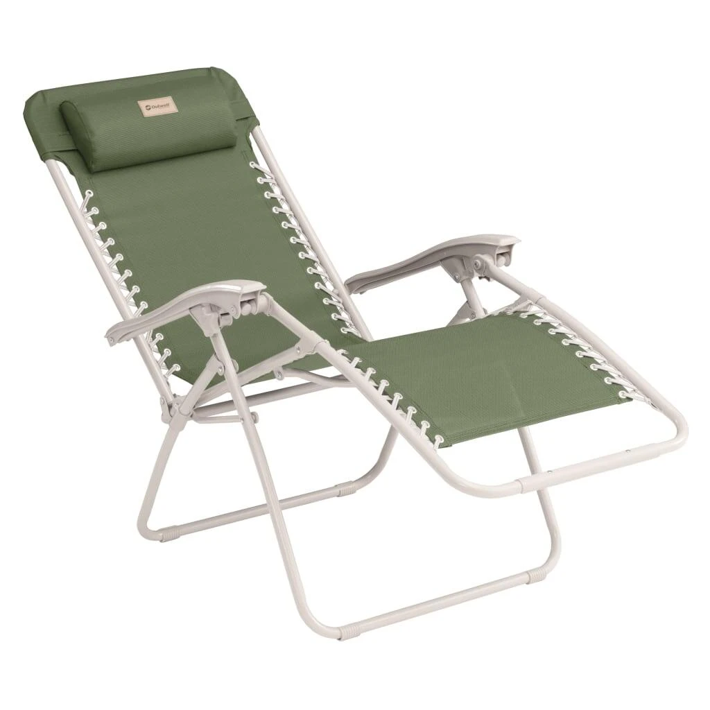 Outwell Ramsgate Reclining Relaxer Chair, Green Vineyard 2 Outwell Ramsgate Reclining Relaxer Chair, Green Vineyard - Image 2