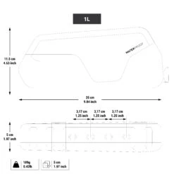 1L Bikepacking Waterproof Top Tube Bag Riverside -Outdoor Camping k848560da33c2bc9be8cf84ac1327c095