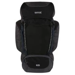 Regatta Highton 65L Hiking Backpack (Black/Ebony)