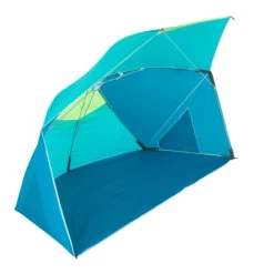 3-person Sun Shelter Beach Parasol UPF50+ Iwiko 180 - Blue Yellow -Outdoor Camping k921bed785d21bc22108d66ea72fb6254