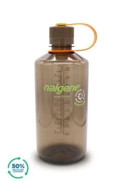 Nalgene 1L Narrow Mouth Sustain Water Bottle - Made From 50% Plastic Waste -Outdoor Camping kac438f71df381bef2611c29c3ce62370