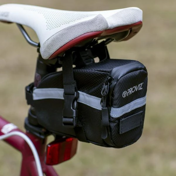 Proviz REFLECT360 Reflective Waterproof Cycling Saddle Bag 4 Proviz REFLECT360 Reflective Waterproof Cycling Saddle Bag - Image 4