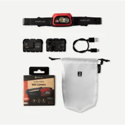 RECHARGEABLE HEADLAMP - 600 LUMENS -Outdoor Camping kb8407c51adf5a52666fb6c20083cbffe