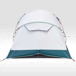 Quechua 4 Man Blackout Tent With Poles - Arpenaz 4.2 F&B -Outdoor Camping kb9c123b2c58e8fe3ac5e9431b539c8d7