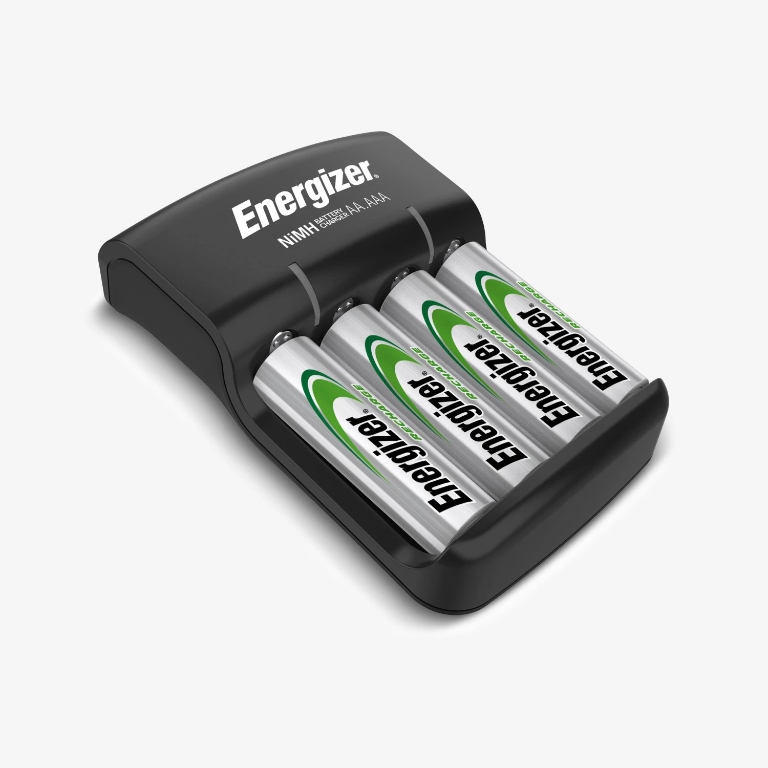 Energizer NiMH Battery Charger USB 4 AA/AAA 4 Batteries AA / HR06 1 Energizer NiMH Battery Charger USB 4 AA/AAA 4 Batteries AA / HR06