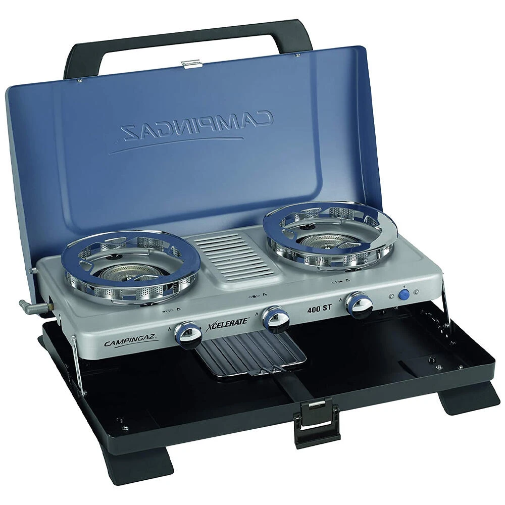 Campingaz Xcelerate 400 ST Double Burner & Toaster Portable Camping Stove 1 Campingaz Xcelerate 400 ST Double Burner & Toaster Portable Camping Stove